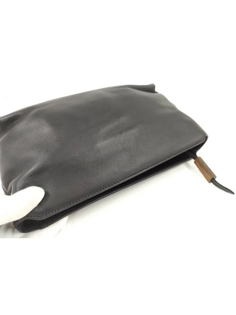 Loewe Pouch Leather Black
